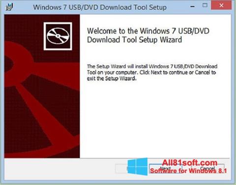 Screenshot Windows 7 USB DVD Download Tool Windows 8.1
