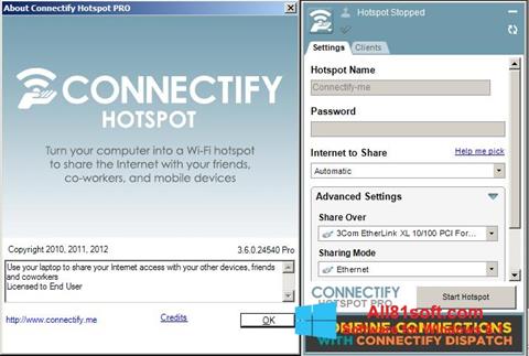 Screenshot Connectify Windows 8.1