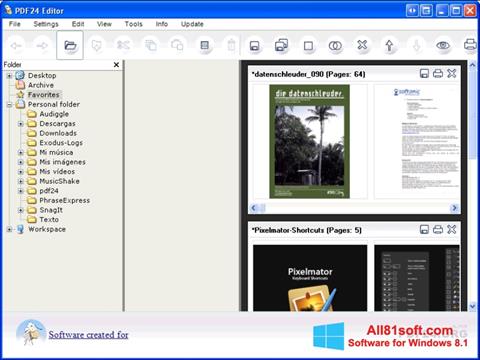 Screenshot PDF24 Creator Windows 8.1