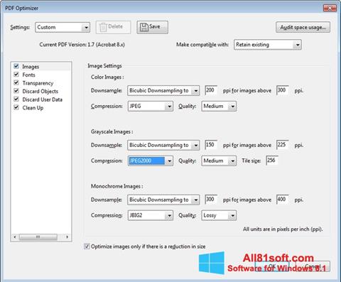 Screenshot Adobe Acrobat Pro DC Windows 8.1