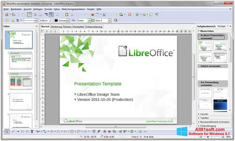 Screenshot LibreOffice Windows 8.1