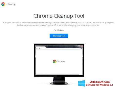 Screenshot Chrome Cleanup Tool Windows 8.1