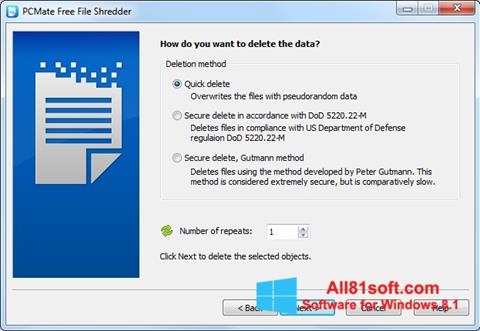 Screenshot File Shredder Windows 8.1