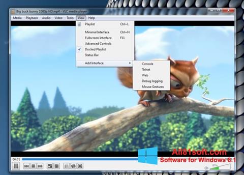 Screenshot VLC Media Player Windows 8.1