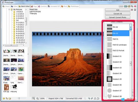 Screenshot PhotoScape Windows 8.1
