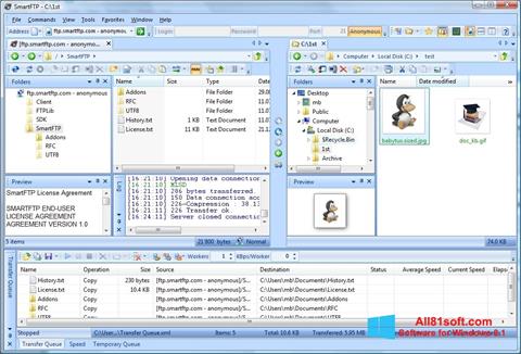 Screenshot SmartFTP Windows 8.1