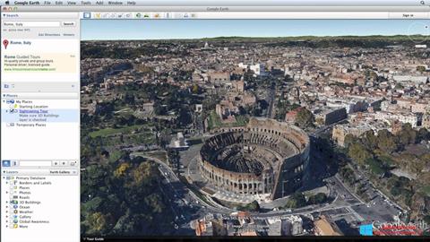 Screenshot Google Earth Windows 8.1