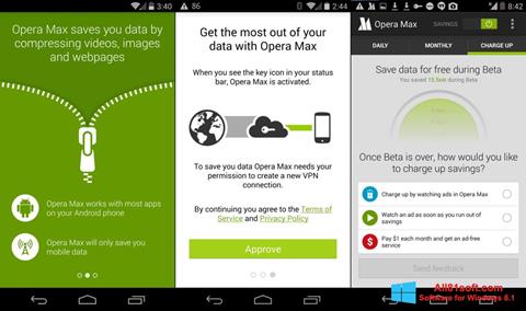 Screenshot Opera Max Windows 8.1